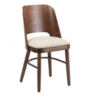 mcm-moon sc Mid Century Modern European Beechwood Commercial Hospitality upholstered wood side chair
